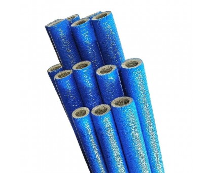 Ламинированный ﻿утеплитель для труб Tube Flex 18/6 2м синий