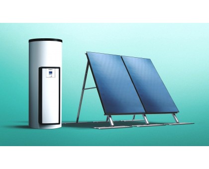 Солнечная ﻿незакипающая гелевая система Vaillant auroSTEP plus VIH S1 150/4 B