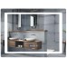 Зеркало Mixxus Style MR03 70x50 см (MI6006) LED-подсветка, часы, антизапотевание