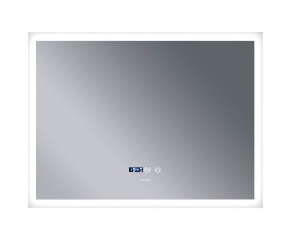 Зеркало Mixxus Flat MR04 100x60 см (MI6008) LED Touch, Anti-fog, димер, часы
