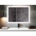 Зеркало Mixxus Flat MR04 100x60 см (MI6008) LED Touch, Anti-fog, димер, часы