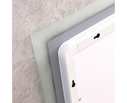 Зеркало Mixxus Flat MR04 100x60 см (MI6008) LED Touch, Anti-fog, димер, часы