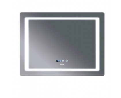 Зеркало Mixxus Style MR03 70x50 см (MI6006) LED-подсветка, часы, антизапотевание