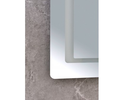 Зеркало Mixxus Style MR03 70x50 см (MI6006) LED-подсветка, часы, антизапотевание
