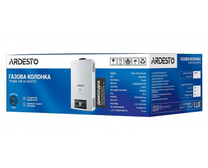 Колонка газова ARDESTO TFGBH-10B-X2-WHITE