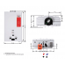 Дымоходна газова колонка Aquatronic 10 л White A21