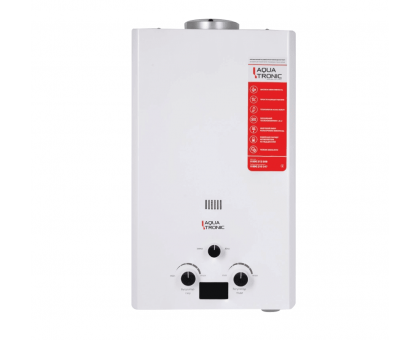 Дымоходна газова колонка Aquatronic 10 л White A21