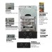 Димохідна газова колонка MIXXUS GWH-0210 BASIC BLACK 10 л/хв (чорна) (WH0023)