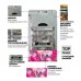 Колонка газова димохідна MIXXUS GWH-0410 BASIC GLASS 10 л/хв (WH0025) панель зі скла з квітами