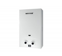 Колонка газовая дымоходная MIXXUS GWH-0110 BASIC WHITE 10 л/мин (белая) (WH0022)