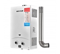 Газовая турбированная колонка Mixxus GWH-0710 BASIC TURBO WHITE 10 л/мин (WH0028)
