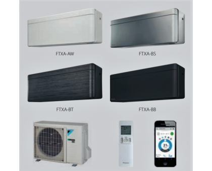 ﻿﻿Инверторный кондиционер DAIKIN FTXA20BB/RXA20A Stylish