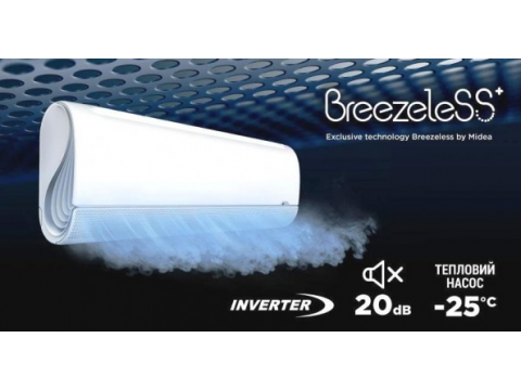 Новые сплит-системы 2019 года кондиционеры Midea BreezeleSS + 