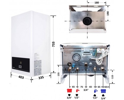 Газовый конденсационный котел AIRFEL DigiFEL Premix 23 кВт