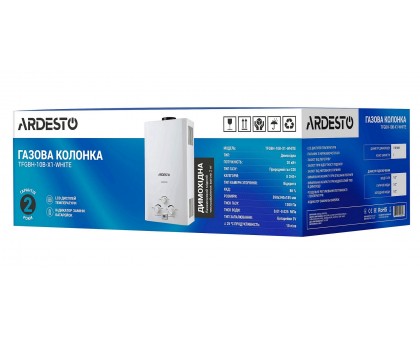 Газова колонка ARDESTO X1 TFGBH-10B-X1-STEEL