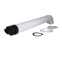 Труба BAXI (PP) Ø60/100 мм L750 мм KHG 71405961 коаксіальний димохід газових конденсаційних котлів
