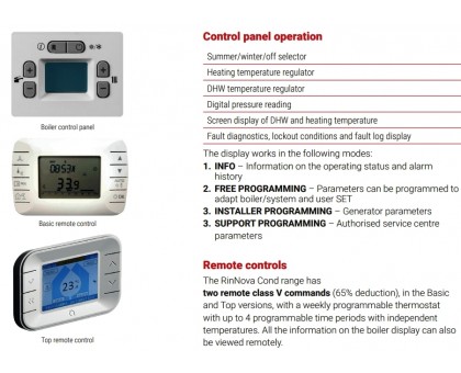 Газовий конденсаційний котел BIASI RINNOVA Cond 24 кВт (M275V.2024SM) 