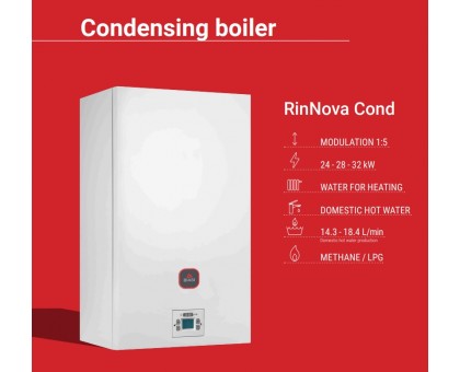 Газовий конденсаційний котел BIASI RINNOVA Cond 24 кВт (M275V.2024SM) 