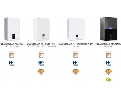 Газовый конденсационный котел FERROLI BLUEHELIX HITECH RRT 28 С OT4B4AWA