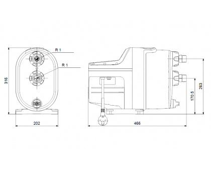 Насосна станція Grundfos SCALA1 3-35 (99530404)
