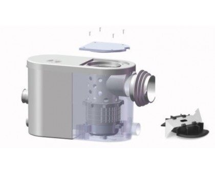 Станція каналізаційна (сололіфт) SHIMGE WT500B 0.5 кВт, Нmax 9 м, Qmax 125 л/хв