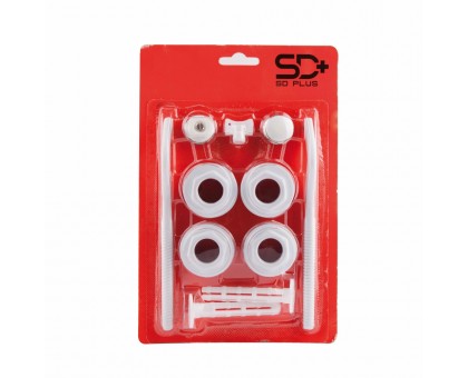 Комплект футорок и креплений радиатора SD Plus 1/2"х1" SD118152