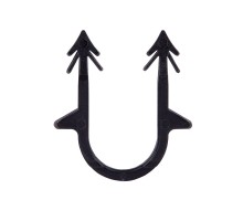 Скоба якорная Icma (UA) для пола, черная
