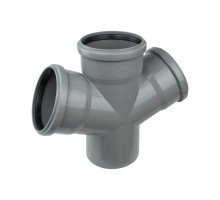 Крестовина PPR канализационная Ostendorf HT-Safe 110х50х110х50, 67°