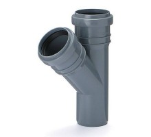 Тройник PPR канализационный TA Sewage 50, 45°