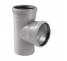 Тройник ПВХ канализационный TA Sewage 110, 90°