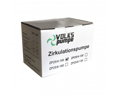 Насос циркуляционный VOLKS pumpe ZP25/4 180мм + гайки