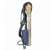 Насос скважинный вихревой VOLKS pumpe  3SKm100 0,75кВт + кабель 15м и пульт