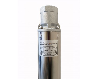 Насос скважинный OPTIMA PM 4QJm6/12 1,1 кВт 78м + 1,5 м кабель