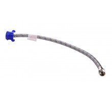 Шланг нержавеющая сталь SOLOMON 1/2"х1/2"нв 0,2м HS31