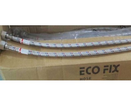 Шланг нержавеющая сталь ECO FIX 1/2"х1/2" НВ 0,8 м. EPDM