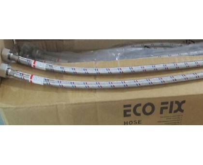 Шланг нержавеющая сталь ECO FIX М10х1/2" 0,4м ПАРА EPDM