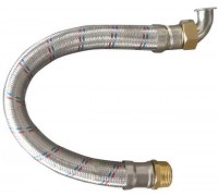 Шланг антивибрационный угловой SOLOMON 1" НВ 1,0м. HS3001