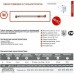 Шланг водяной TUCAI 1/2"x1/2" ВВ 0,4м