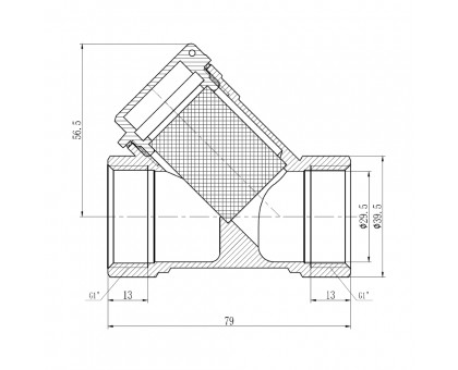 Фильтр SD Forte 1" для воды SF124W25