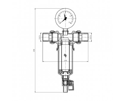 Фільтр самопромивний Thermo Alliance SD Forte 1/2 SF127W15