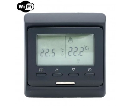Терморегулятор теплого пола In-Therm E51 Wi-Fi Black Matte