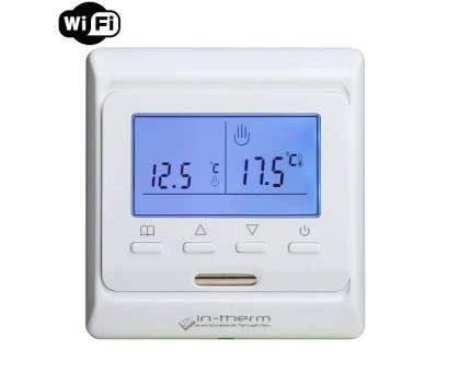 Терморегулятор теплого пола In-Therm E51 Wi-Fi White