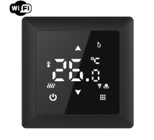 Терморегулятор сенсорный In-Therm PWT 516 Wi-Fi Black Matte
