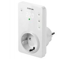 Реле напряжения ZUBR SR1 white 16 А 3000 ВА в розетку