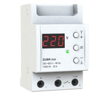 Реле напряжения ﻿ZUBR D32 однофазное 32 А