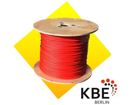 Кабель для солнечных панелей KBE DB+TR+AR 6 мм червоний