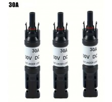 Коннектор пара МС4 30A 4-6 мм 1000V (2117341) с предохранителем