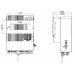 Гібридний ﻿інвертор Deye TAB SUN-3.6K-SG03LP1-EU 3,6KW-48V