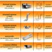 Алюминиевый профиль для солнечных панелей Krepmetal L=2400