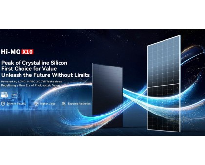 Солнечная панель LONGi LR7-72HVD-645 645 Вт Hi-MO X10 Bifacial